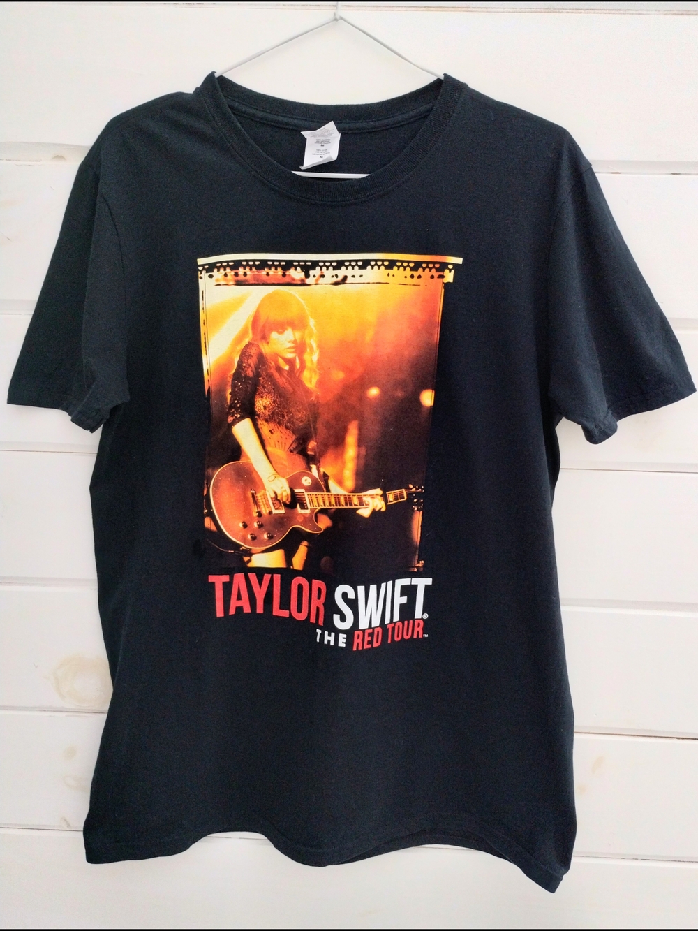 Taylor Swift 2013 Red Tour Official Concert Tee Canada Cities Black M